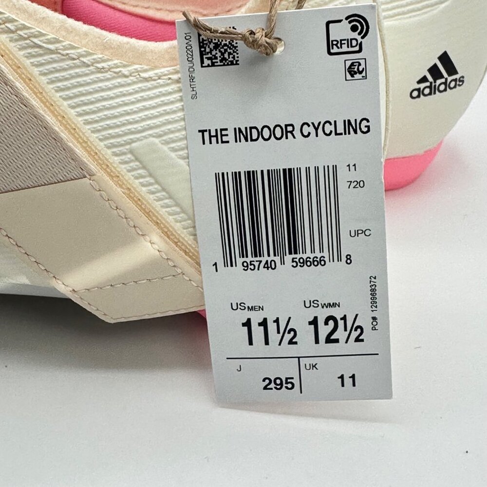 Mens Adidas The Indoor Cycling Shoes Off White Shadow Maroon 3Bolt GX1669 Sz11.5 - Picture 11 of 12